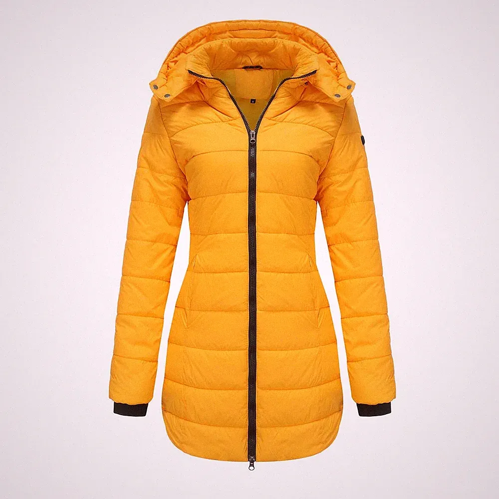 2026 DAMEN WINTERJACKE STEPPJACKE LANG WINTER MANTEL ABNEHMBAR KAPUZE JACKE NEU