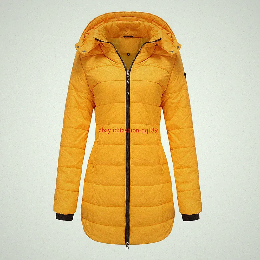 206 Damen WinterJacke Mantel Kapuze Jacke Steppjacke Warme Winterjacke