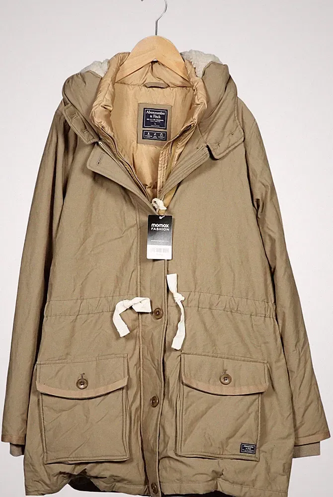 Abercrombie & Fitch Mantel Damen Jacke Parka Gr. L Baumwolle Daunen ... #hlqyyez