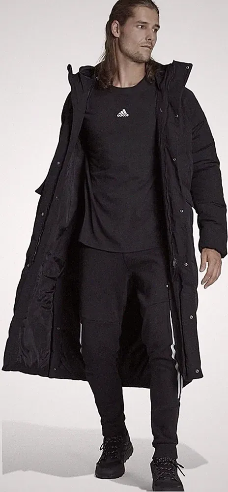 Adidas Big Waffle Coat Winter Mantel 70% Daunen/30% Federn HN9927 Gr. M