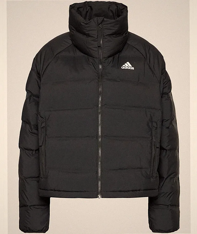 ADIDAS Damen Daunenjacke Steppjacke Winterjacke Helionic schwarz Gr L FT2563 NEU