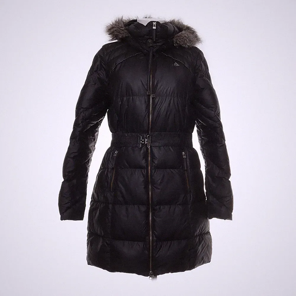 Adidas, Daunenmantel, Damen, Größe: 40, Schwarz #WES