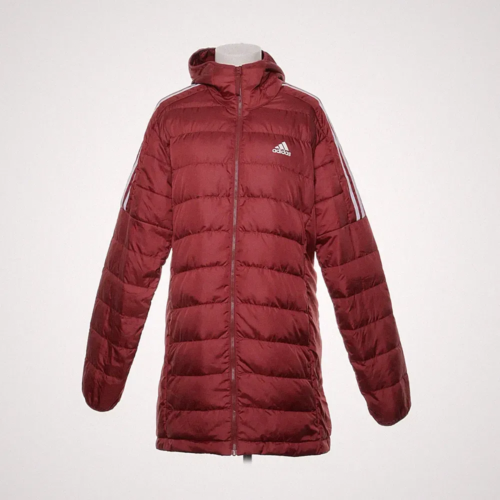 Adidas, Daunenmantel, Damen, Größe: M, Rot, Daune/Feder/Polyester #woW