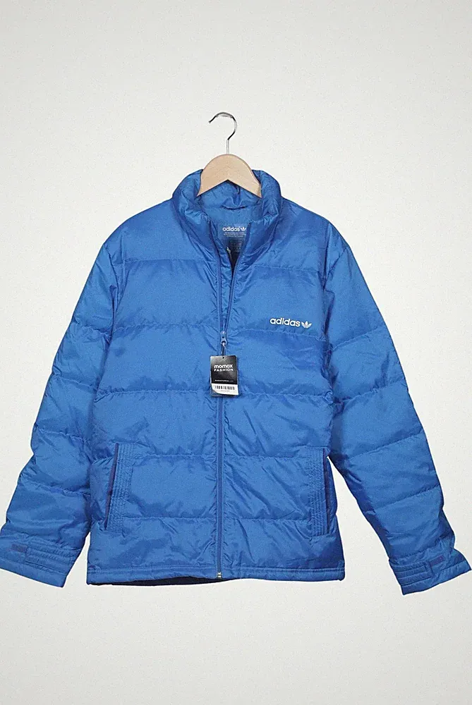 adidas Originals Jacke Damen Anorak Jacket Kurzmantel Gr. M Daunen Blau #wvsa546