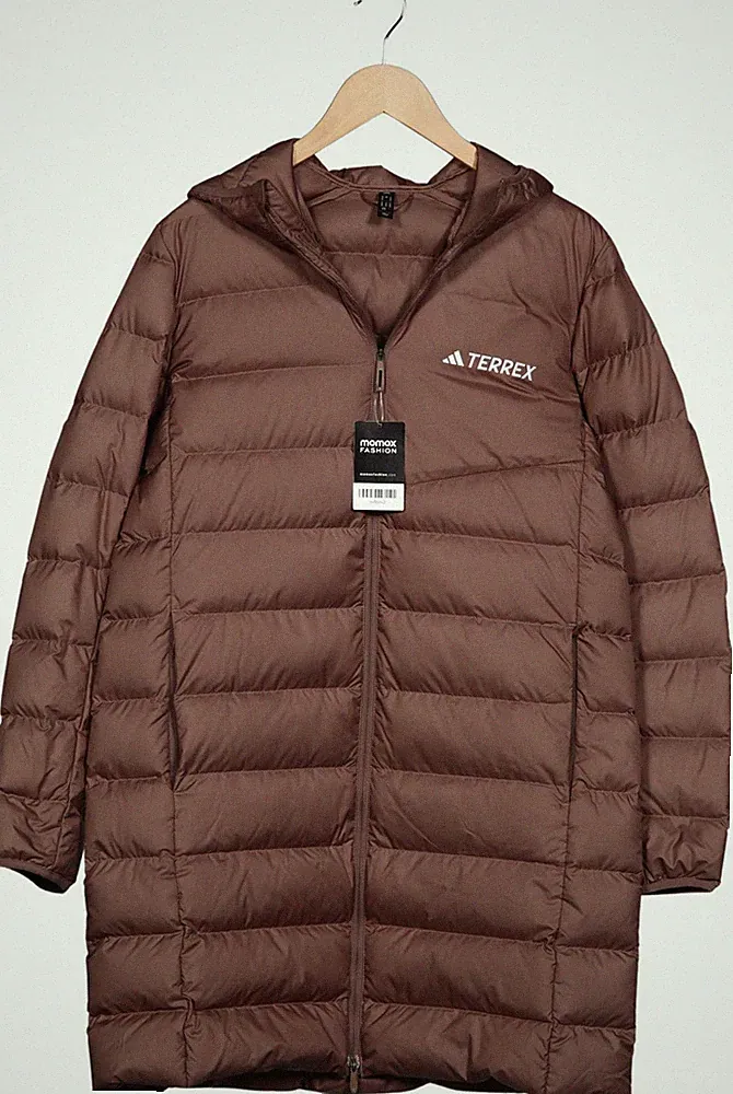 adidas terrex Mantel Damen Jacke Parka Gr. M Daunen Braun #vv5ozv3