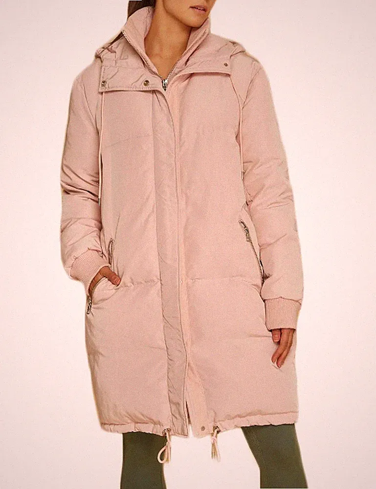 All Access x Bandier Oasis Parka Damen, Blush, Small