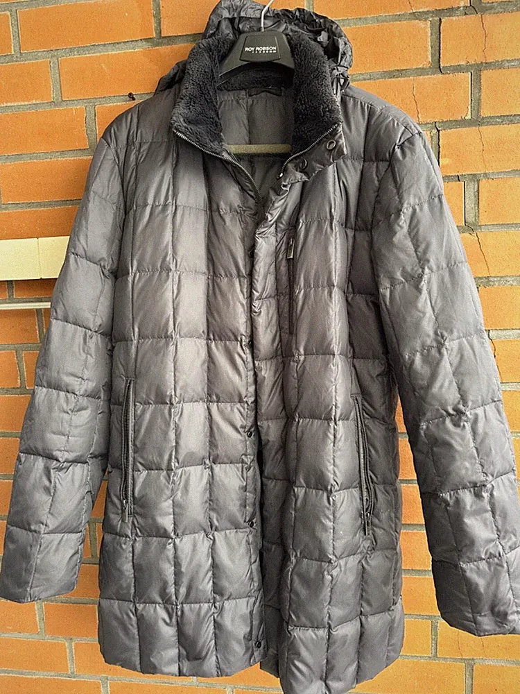 Armani Collezioni Herren Jacke Daunenmantel Real Daunen gr,56