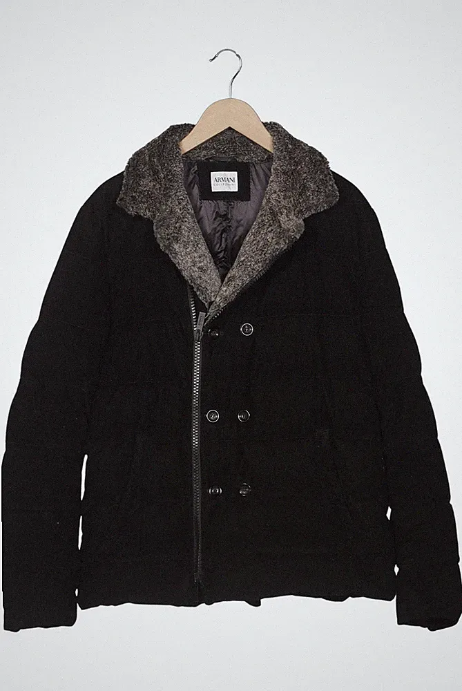 Armani Collezioni Jacke Damen Anorak Jacket Kurzmantel Gr. EU 52 Bau... #hujax43