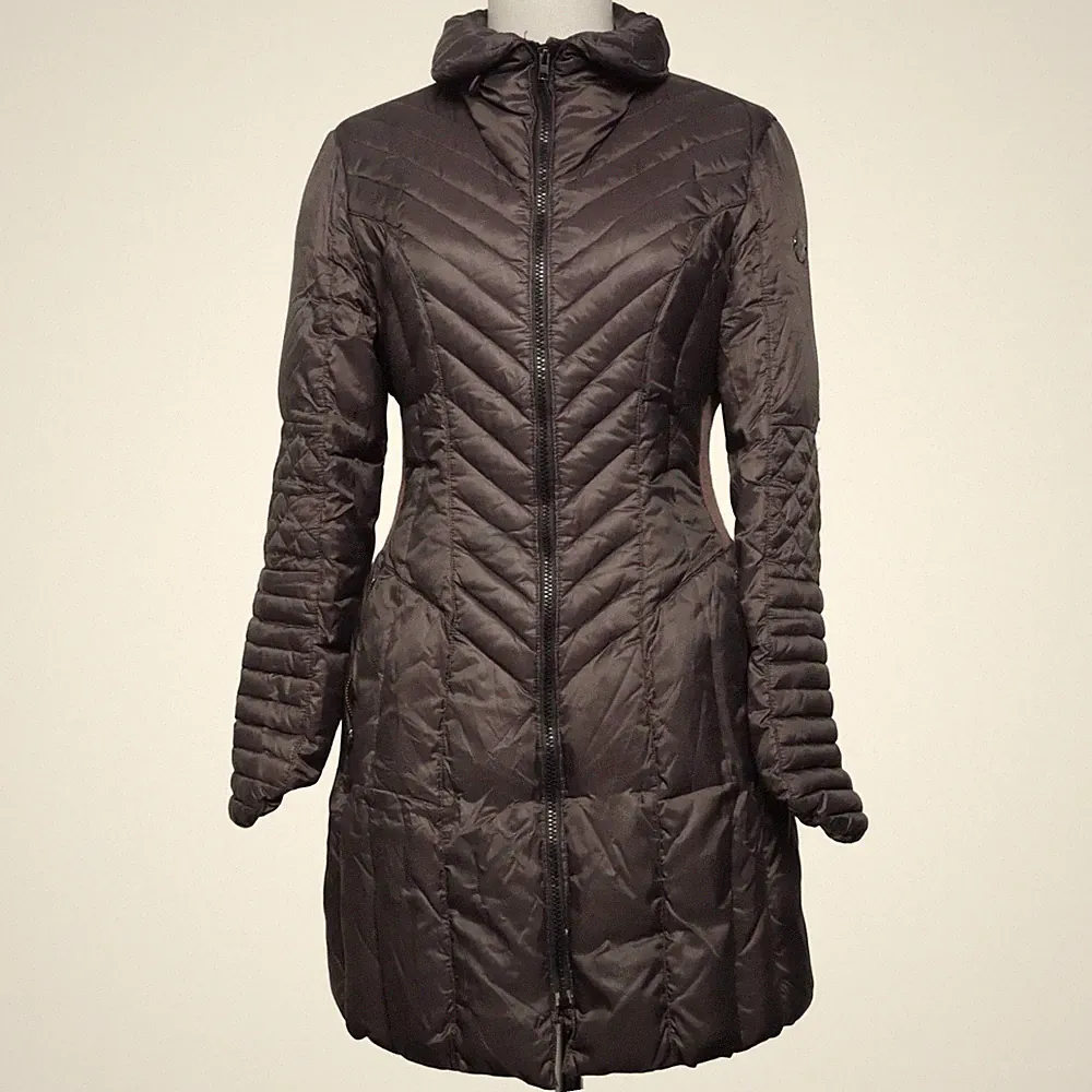 Armani Jeans, Daunenmantel, Damen, Größe: 36, Grau, Einfarbig #81V