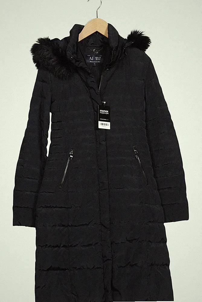 Armani Jeans Mantel Damen Jacke Parka Gr. EU 38 Daunen Marineblau #7ym2msy
