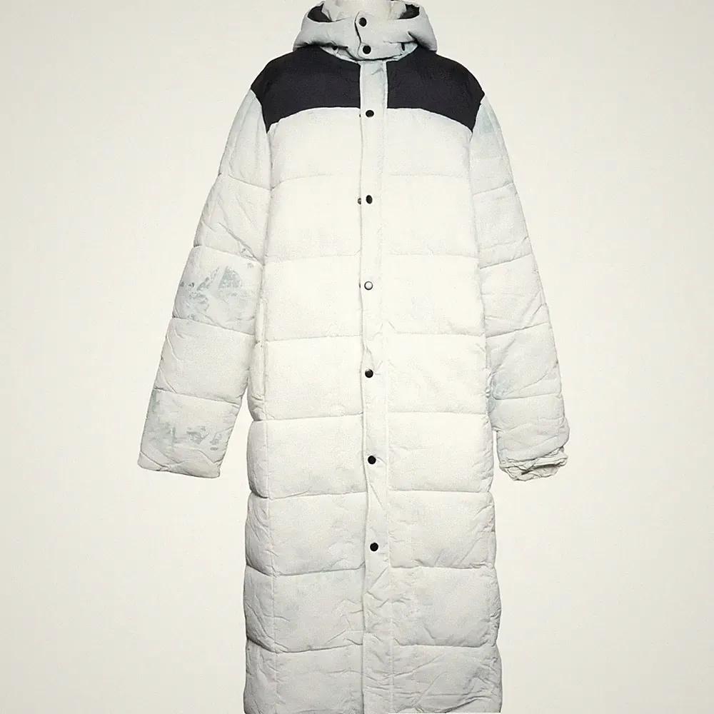 ASOS Design, Daunenmantel, Damen, Größe: L, Weiß/Schwarz #uv4
