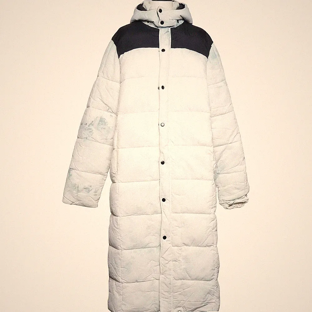 ASOS Design, Daunenmantel, Damen, Größe: L, Weiß/Schwarz #uv4