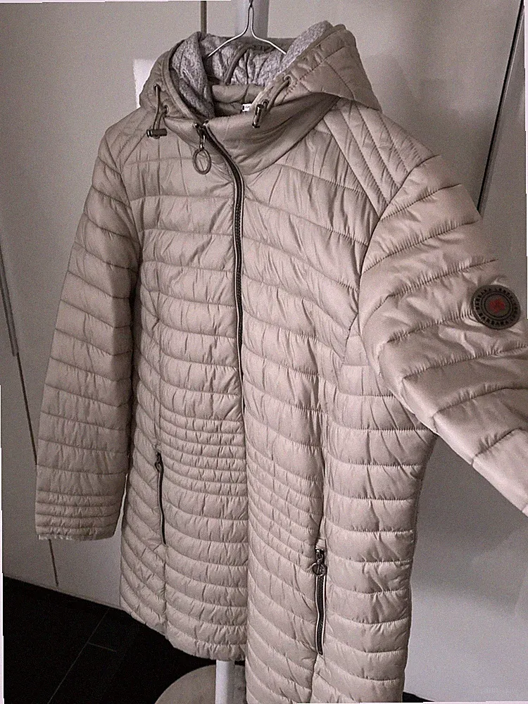 Barbara Lebek leichte Daunenjacke Steppjacke vom Feinsten L 42 44 A-W 56cm