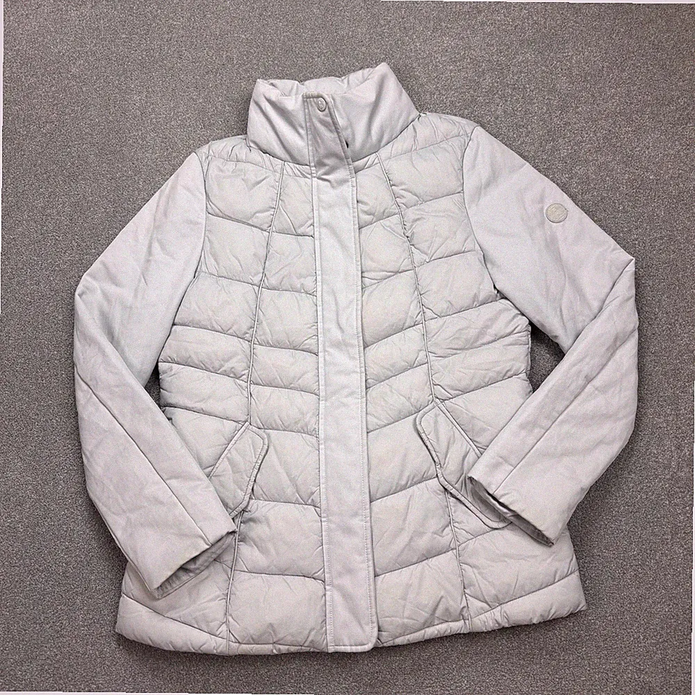 Barbour Jacke Damen mittelgrau Daunen Puffer Jagd Country Feldmantel Lady*