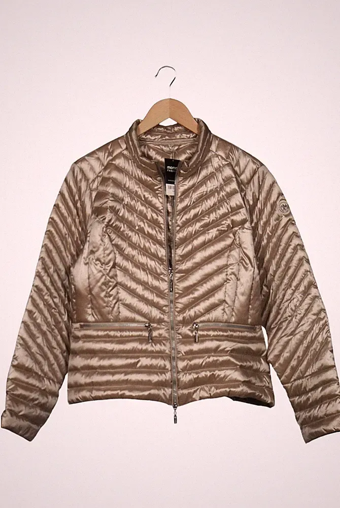 Beaumont Jacke Damen Anorak Jacket Kurzmantel Gr. L Daunen Beige #4akgj4x