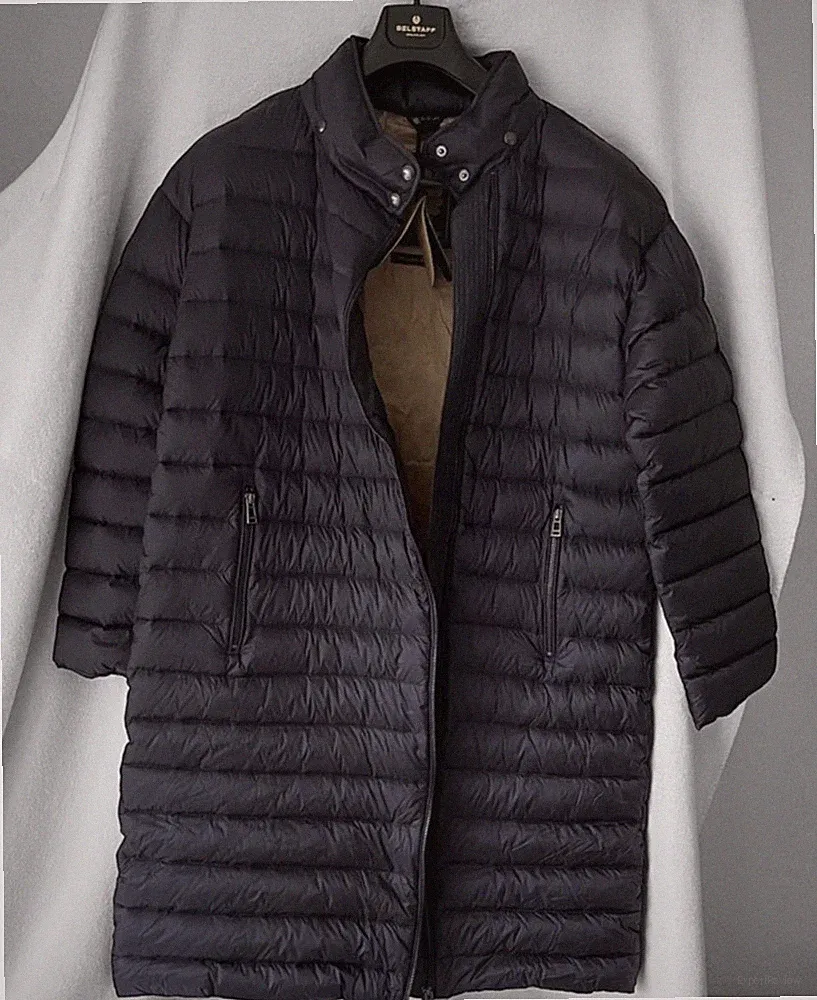 BELSTAFF 600€ Daunenmantel superleicht nachtblau 40 Canada Goose Down
