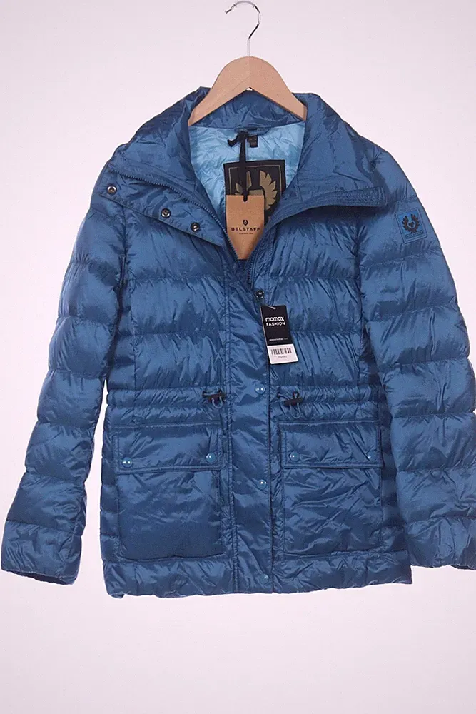Belstaff Mantel Damen Jacke Parka Gr. EU 32 (IT 38) Daunen Blau #kn8n0j6