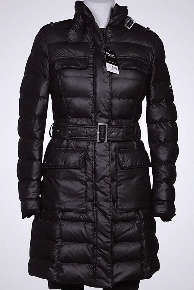 Belstaff Mantel Damen Jacke Parka Gr. EU 42 Daunen Schwarz #9eouwut