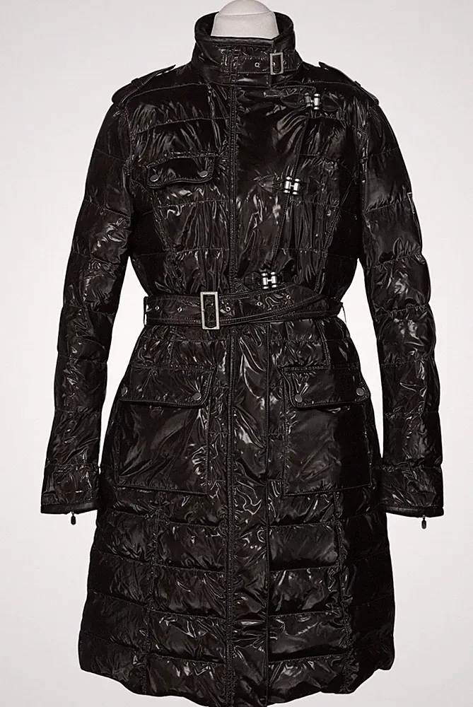 Belstaff Mantel Damen Jacke Parka Gr. EU 44 (IT 50) Daunen Leder Sch... #vfzdnmb