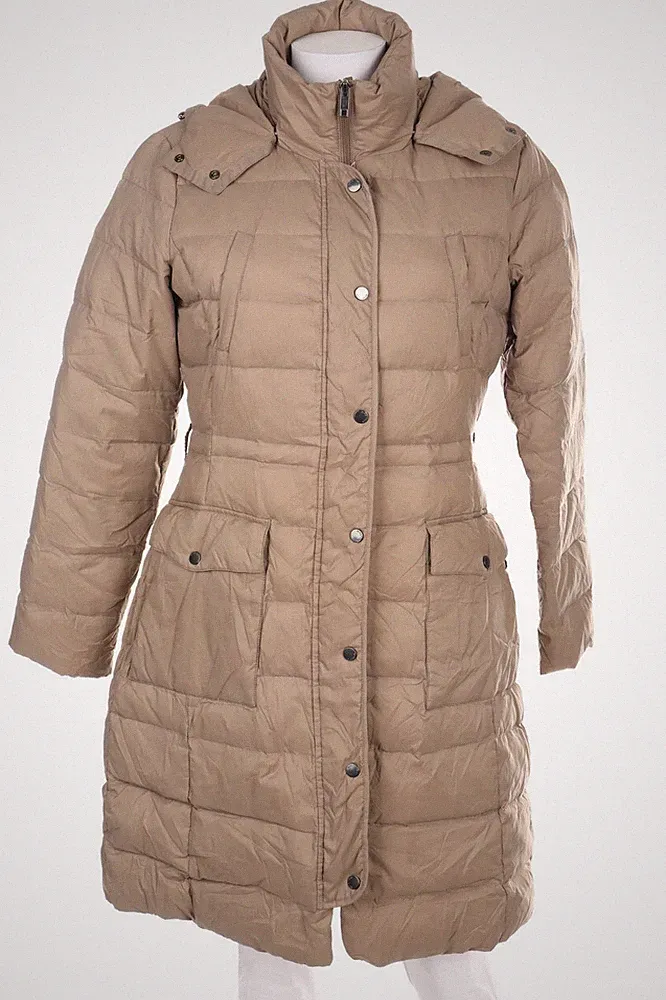 BENETTON Daunen-Mantel Outdoor Kapuze D 44 caramel