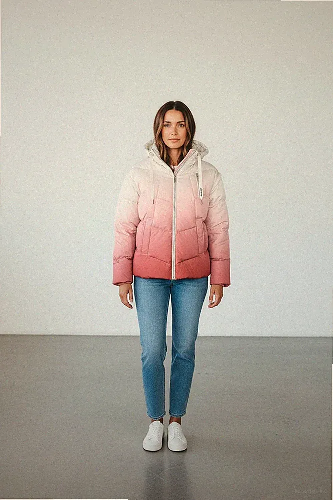 Berenice 2-in-1 Damen Daunenjacke Feder Manhattan Größe M Neu