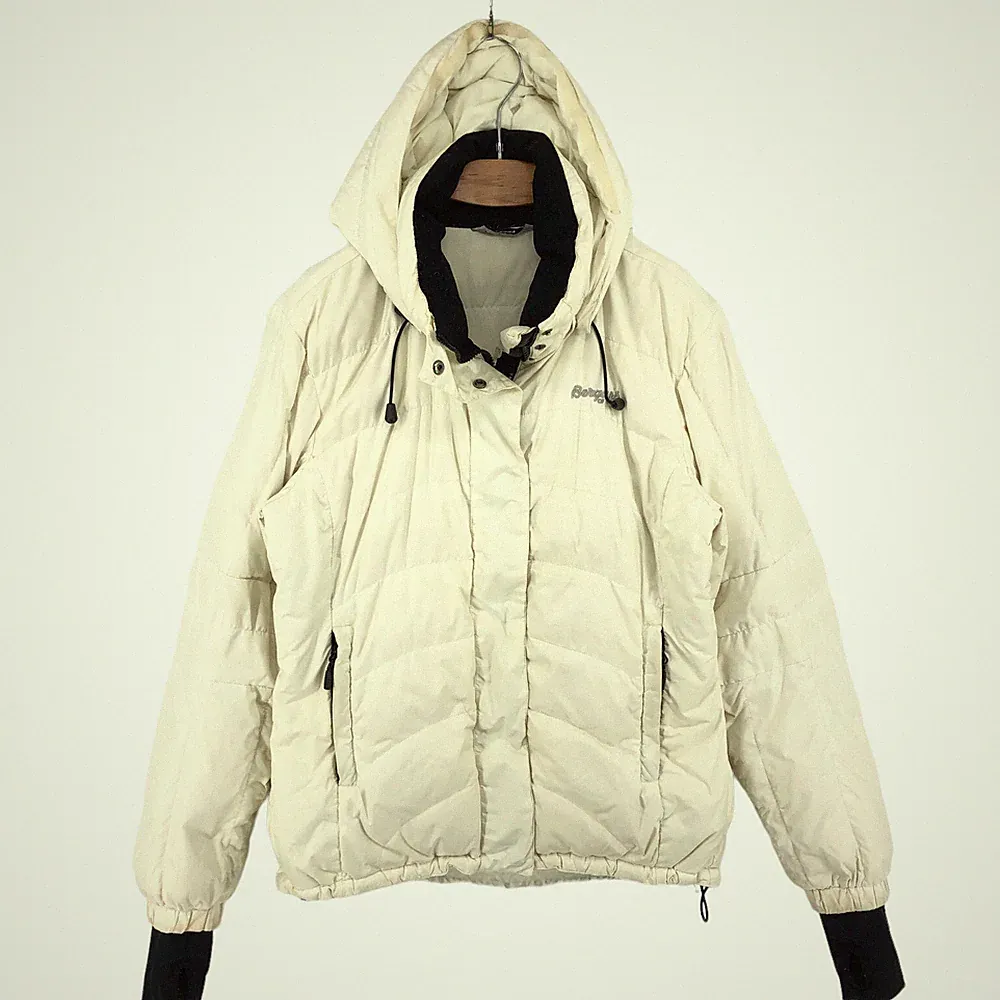 BERGANS OF NORWAY Damen 5335 Daunen Kapuzenjacke Mantel Größe M