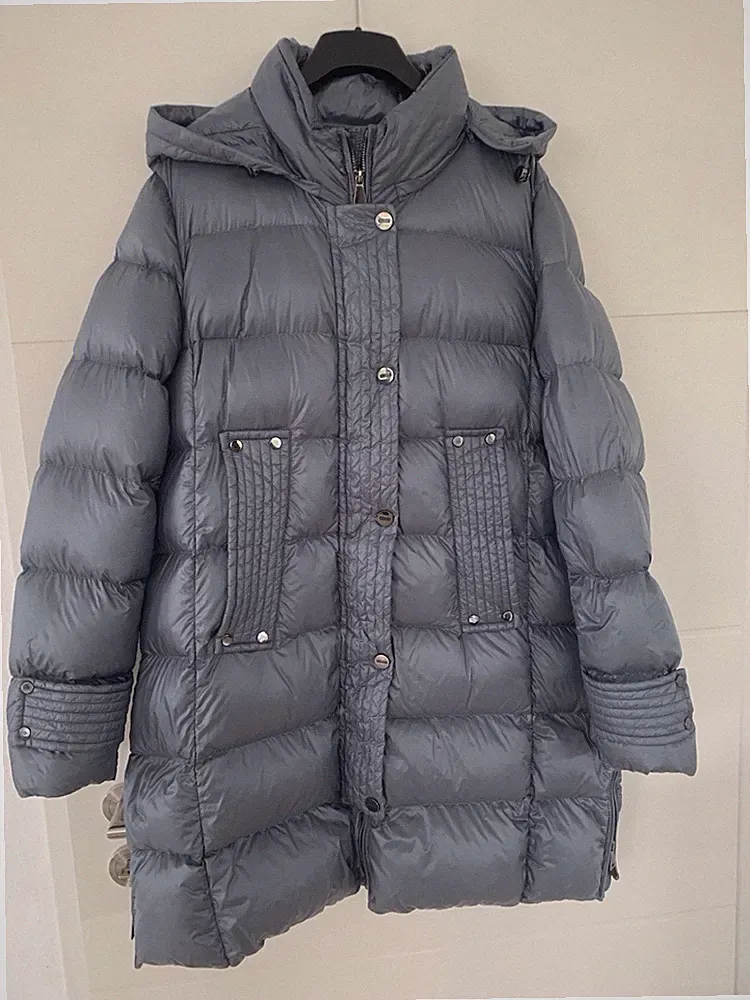 Betty Barclay Mantel Damen Jacke Parka Gr. EU 42 Daunen Grau #3bkzf2f
