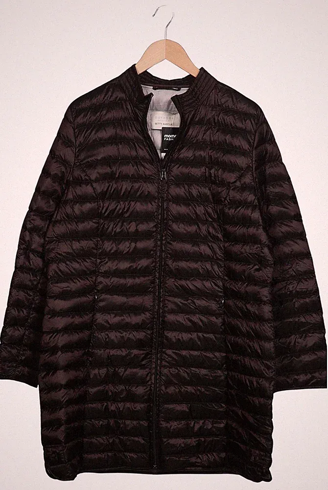 Betty Barclay Mantel Damen Jacke Parka Gr. EU 44 Daunen Schwarz #iw72snv