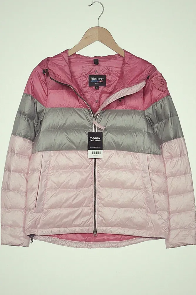 blauer Jacke Damen Anorak Jacket Kurzmantel Gr. XS Daunen Pink #karqult