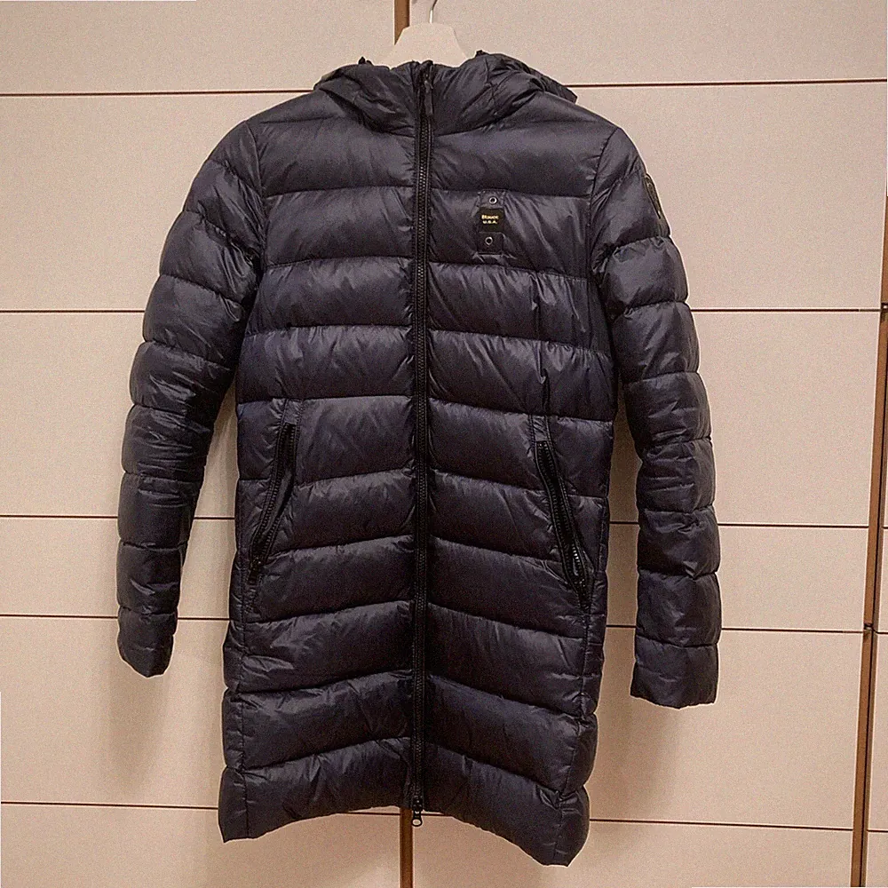 Blauer USA Wintermantel Mädchen Blau Größe 14