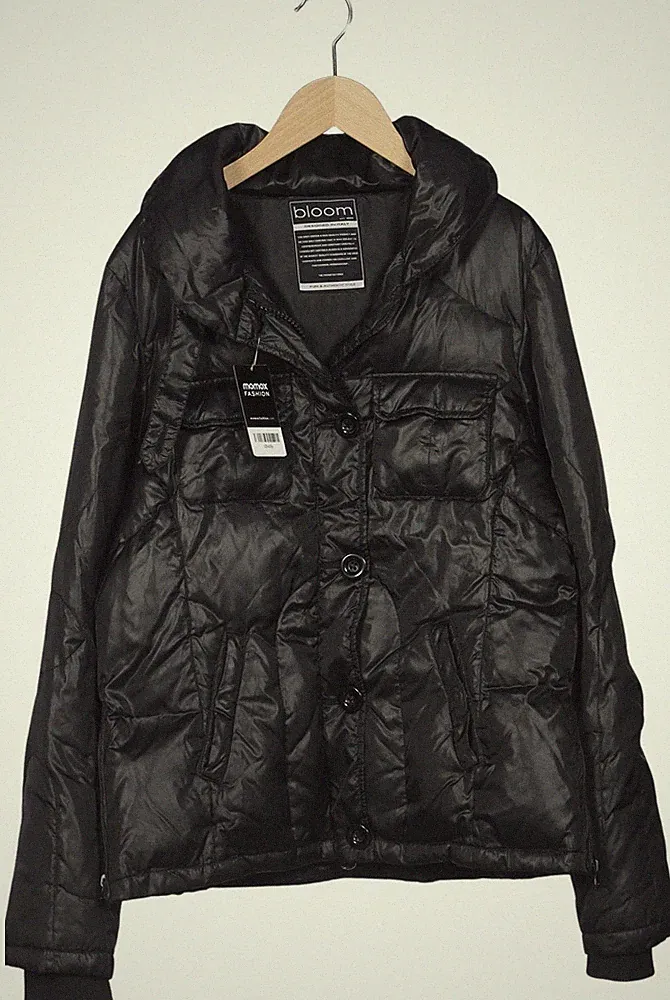 bloom Jacke Damen Anorak Jacket Kurzmantel Gr. 40 Daunen Schwarz #i2bs0ty