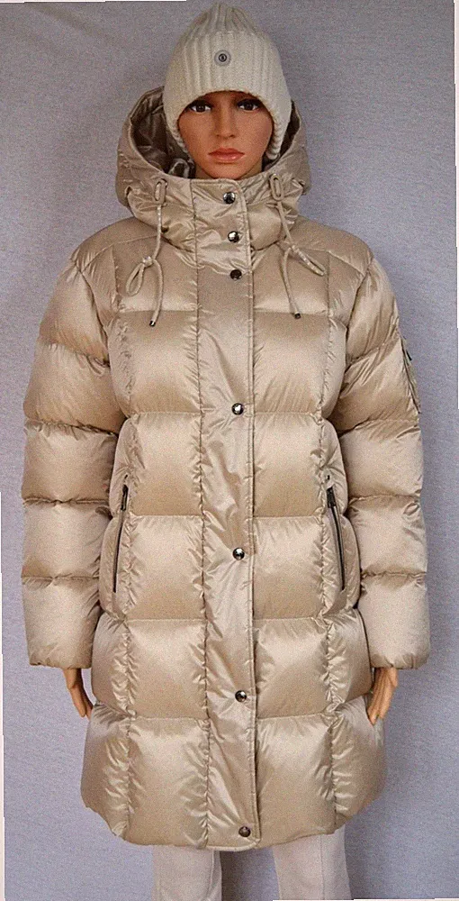 daunenmantel damen beige
