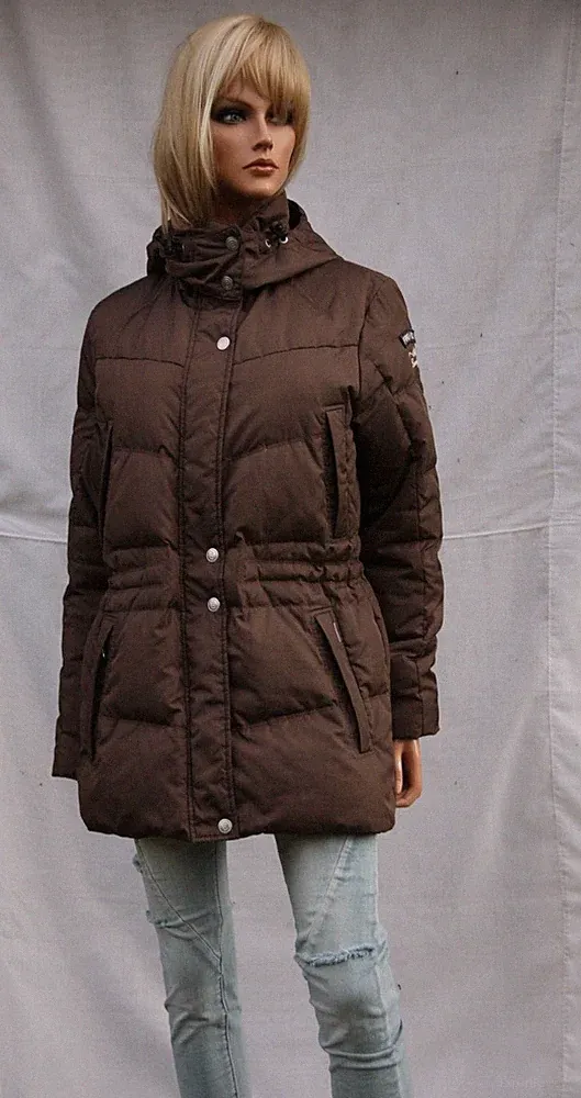 💛 BOGNER 💛 DAMEN jacke Mantel Daunen Gr. 40