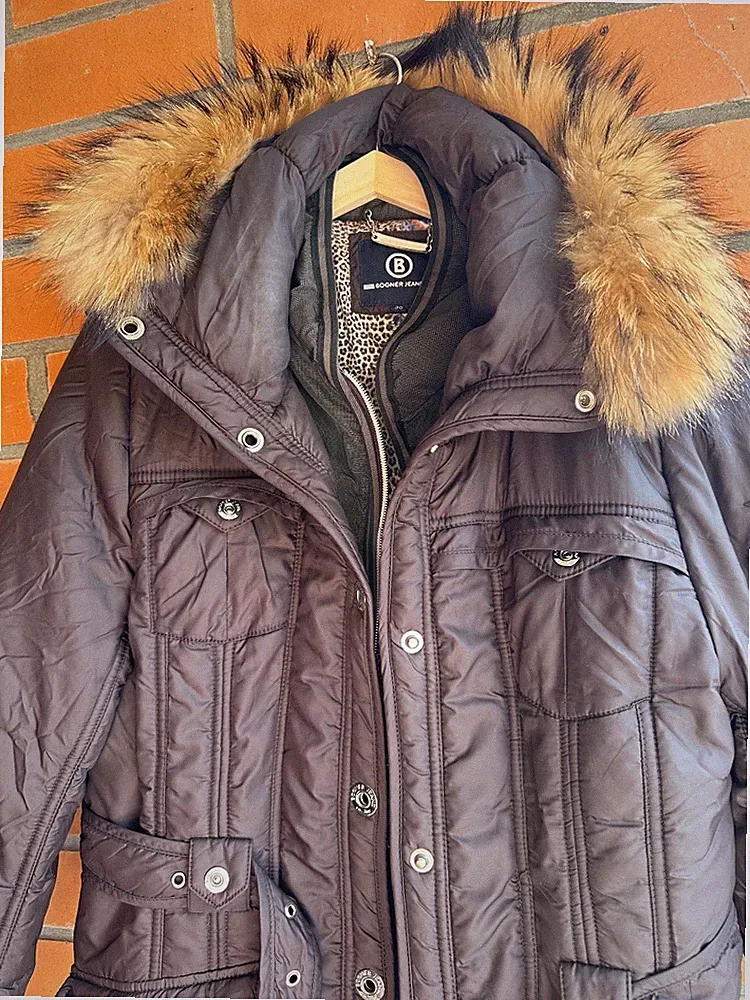 BOGNER Daunenjacke mit Echtpelz winter /Mantel /Caban gr.38 NP 1198€