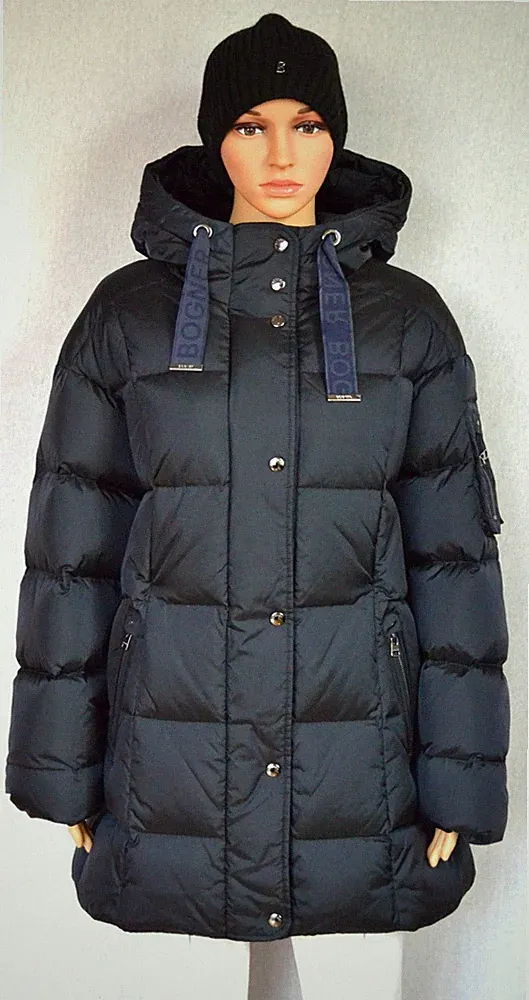 BOGNER FANJA DAMEN DAUNENJACKE MANTEL JACKE BLAU UVP 995€ Gr 42 44 46 XL XXL NEU