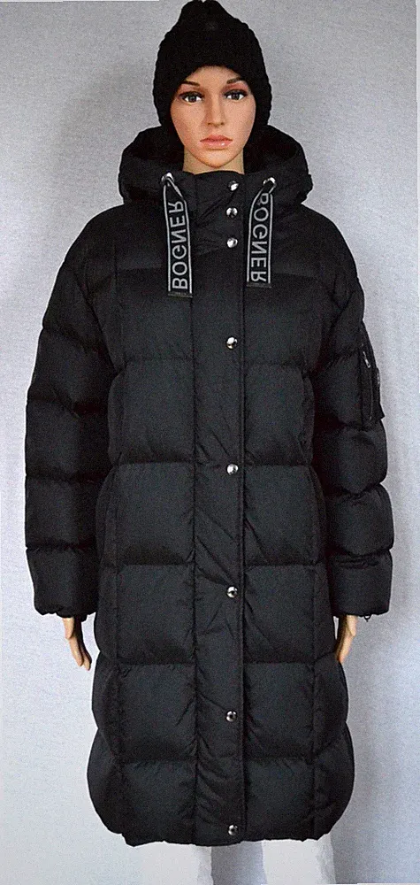 BOGNER FERGY DAMEN DAUNENMANTEL MANTEL SCHWARZ UVP 999 € Gr 48 3XL NEU
