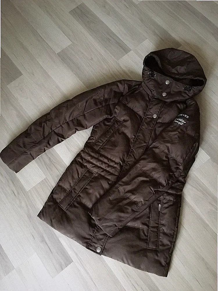 Bogner Fire + Ice Damen Daunenjacke Mantel Daunen Braun Gr. 34 Wie Neu