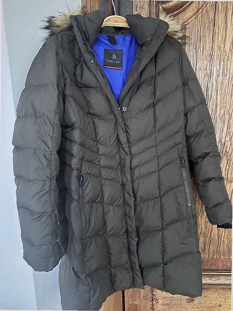 Bogner Fire & Ice Damen Daunenmantel mit Kapuze Gr. 42