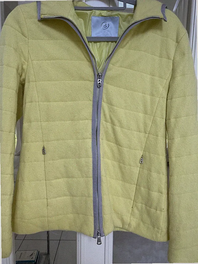 Bogner Jacke Damen Anorak Jacket Kurzmantel Gr. EU 36 Daunen Gelb #3m4dos3