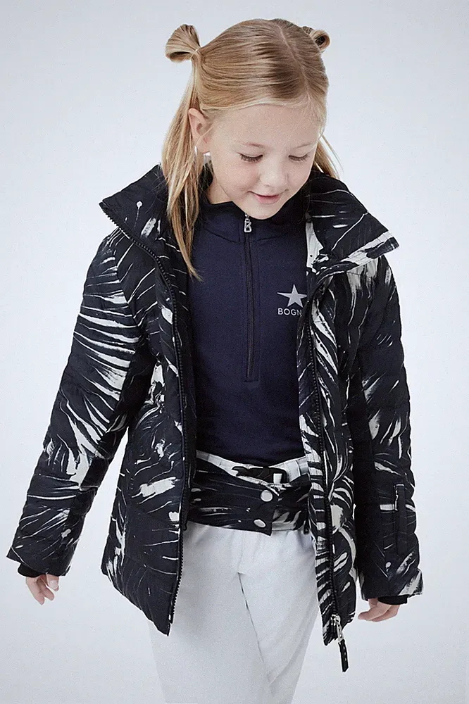 BOGNER KIDS Mädchen Daunen Ski Jacke KEIRA-D*navy/off white*Gr. XL/152-158 NEU%%