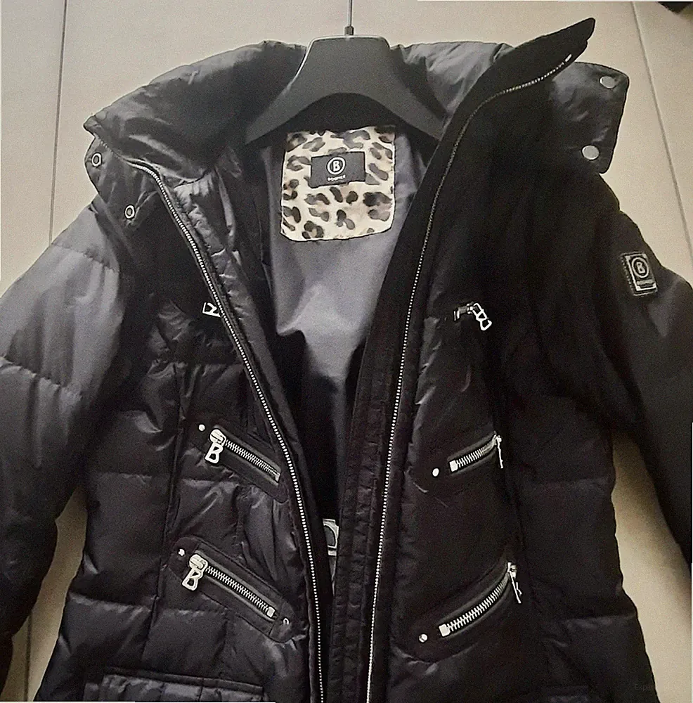 Bogner Mantel schwarz Gr. 36 Daunen Lang Winter NP 1999Euro