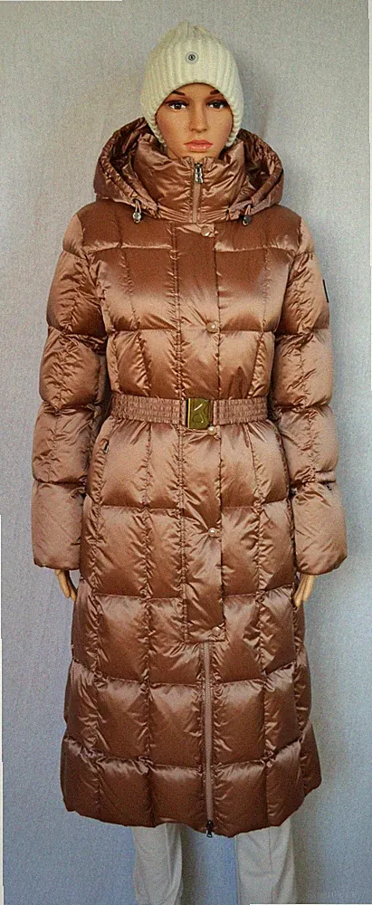 BOGNER NICOLE D3 DAMEN DAUNENMANTEL MANTEL COGNAC WOMEN UVP 999 € Gr 36 S NEU