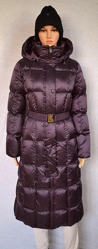 BOGNER NICOLE D3 DAMEN DAUNENMANTEL MANTEL VIOLETT WOMEN UVP 999 € Gr 36 S NEU