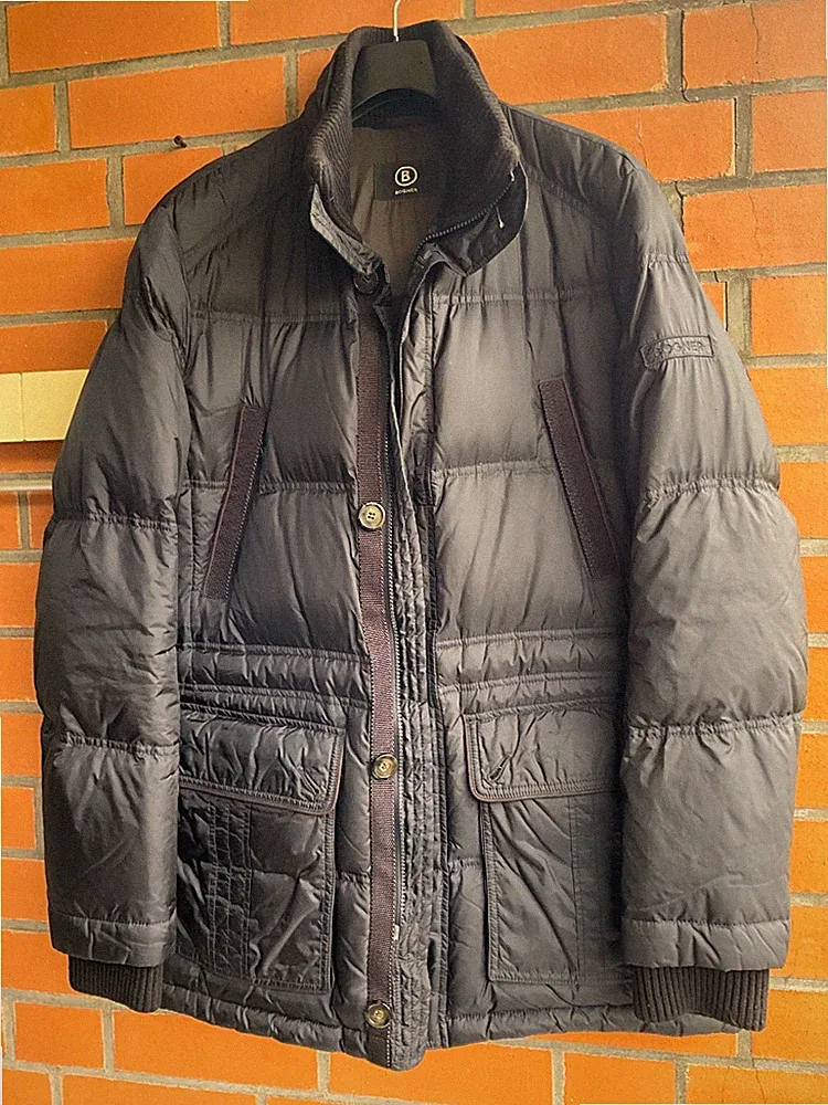 Bogner Premium Daunenjacke mit Kapuze Mantel gr.50 52