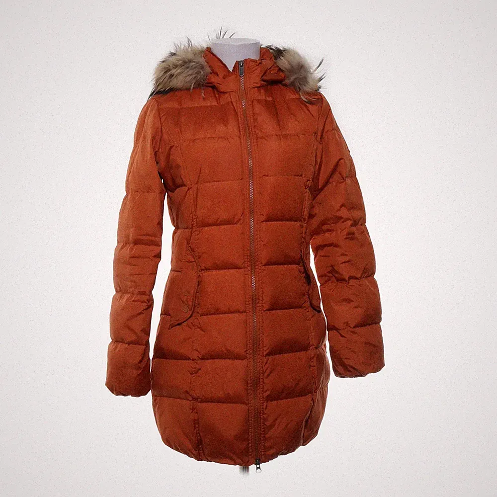 Bomboogie, Daunenmantel, Damen, Größe: M/L, Orange #dXs