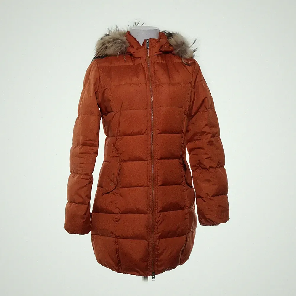 Bomboogie, Daunenmantel, Damen, Größe: M/L, Orange #dXs