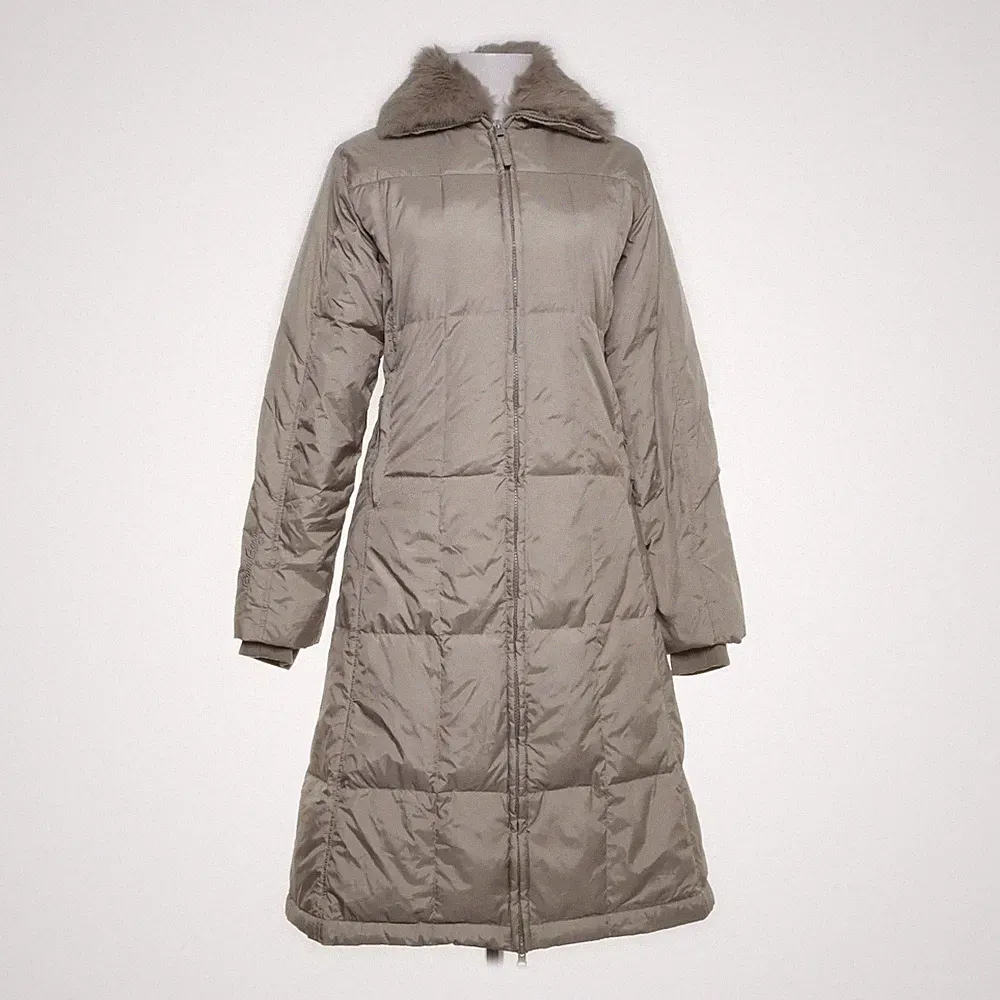 Bomboogie, Daunenmantel, Damen, Größe: S, Grün, Daune/Nylon/Polyester #4ss
