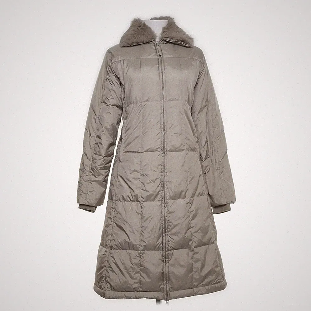 Bomboogie, Daunenmantel, Damen, Größe: S, Grün, Daune/Nylon/Polyester #4ss