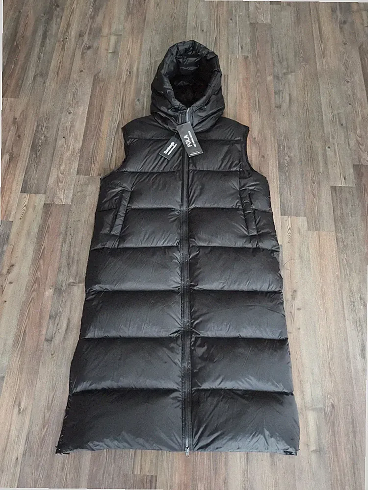 Bomboogie Daunenmantel Daunenweste Schwarz Gr.6 (XL/XXL bitte Maße Beachten)Neu