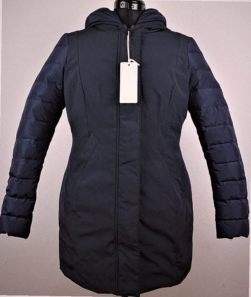 BOMBOOGIE Daunenmantel Mantel Damen Jacke Kapuze Steppmantel Gr.M NEU mit ETIKET